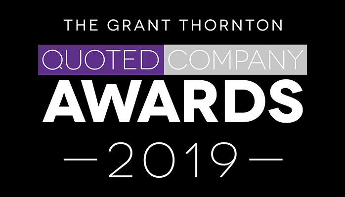 The Grant Thornton Quoted Company Awards logo