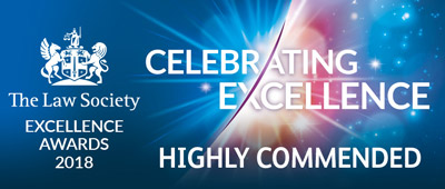 The Law Society Excellence Awards Highly Commended logo