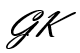 Geoff Kermeen initials signature