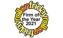 RollonFriday Firm of the year 2021 logo