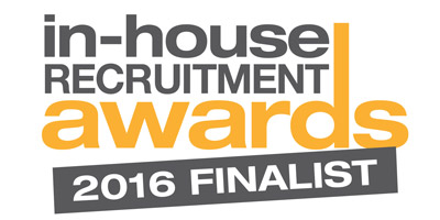 In-house recruitment awards 2016 finalist logo