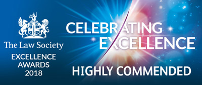 The Law Society Excellence Awards 2018, Highly Commended logo