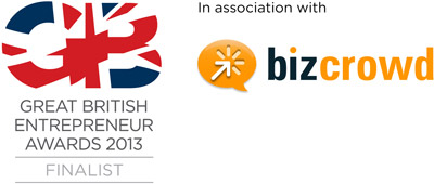 Great British Entrepreneur Awards 2013 Finalist logo