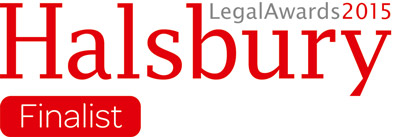 Halsbury Legal Awards 2015 Finalist Logo