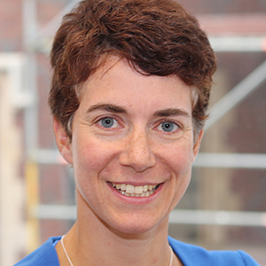 Head shot of Jane Wheeler smiling into camera