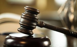 Wooden auction gavel