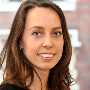 Head shot of Sophie Welbourn smiling into camera