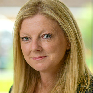 Head shot of Sally Pilott looking into camera