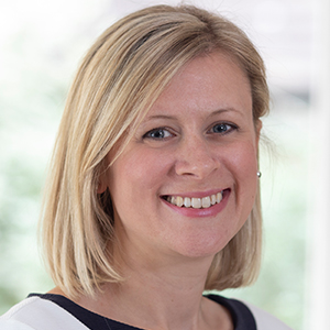 Head shot of Rachel Lemon smiling into camera