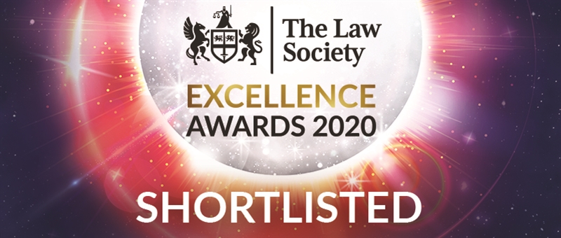 The Law Society Excellence Awards 2020 Shortlisted logo