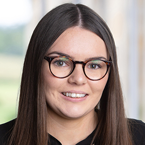 Head shot of Nicola Gregory smiling into camera