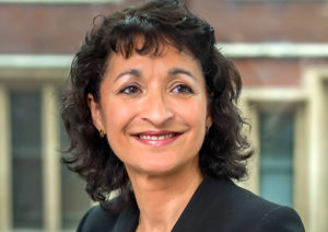 Head shot of Audrey Williams smiling and looking away from camera