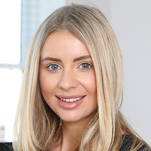 Head shot of Christie Hyne smiling into camera