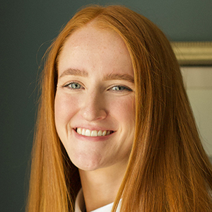 Head shot of Jennifer Stratfold smiling into camera